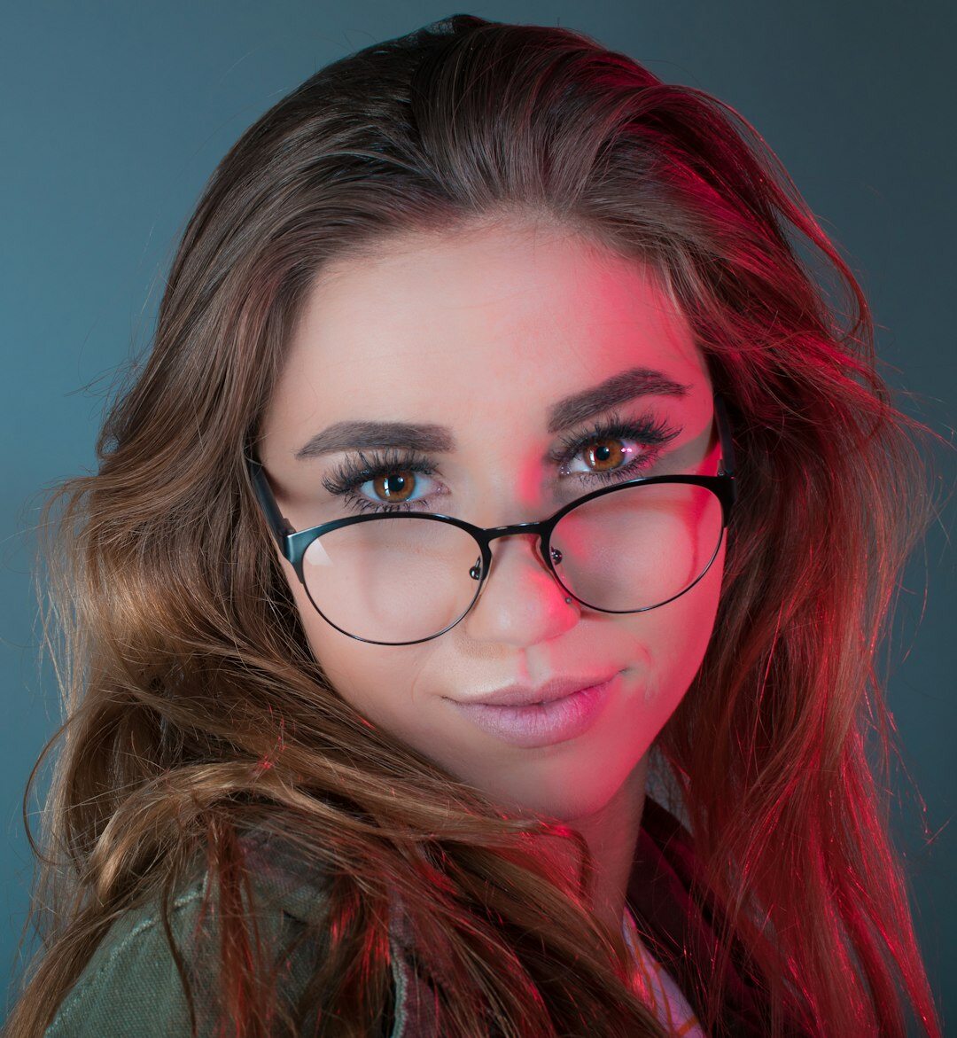 Studio portrait of a Latina woman social media editor