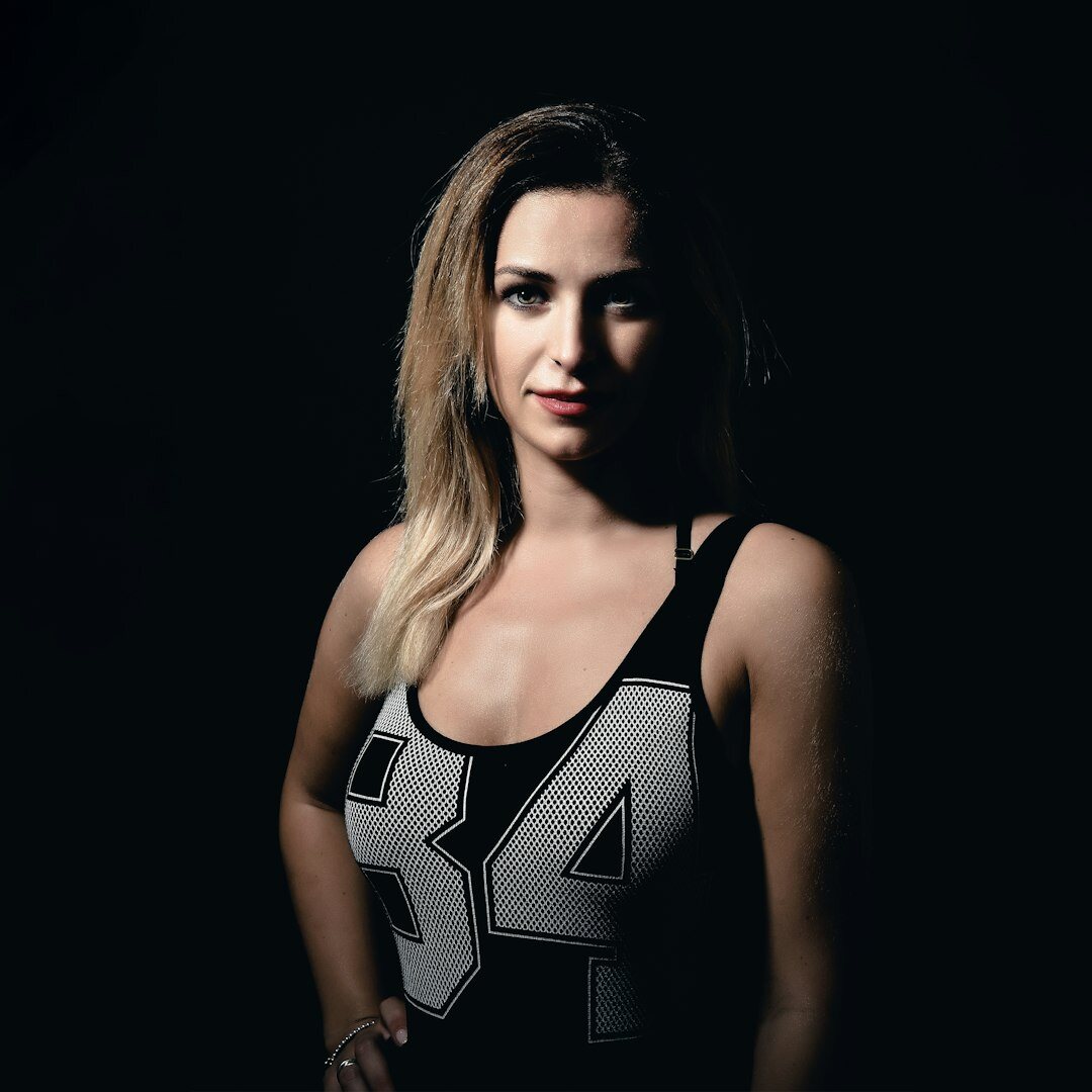 Studio portrait of a young Latina reporter
